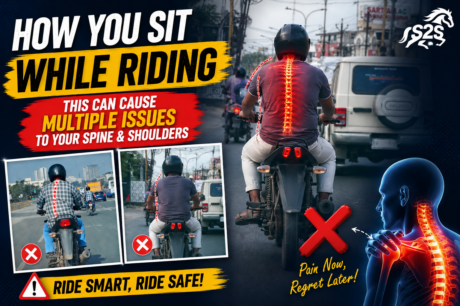 How the Way You Sit on Your Bike Could Be Causing Neck, Shoulder, and Back Pain
