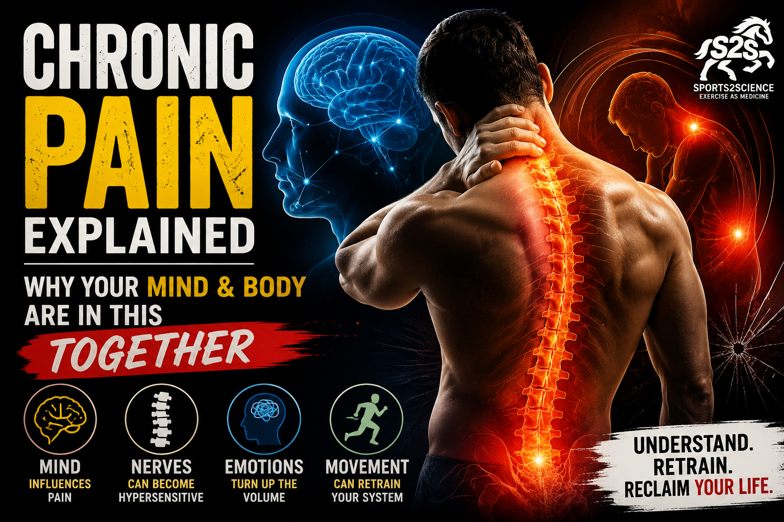 Chronic Pain Explained: Why Your Brain May Be Keeping Your Pain Alive (And How to Break the Cycle)