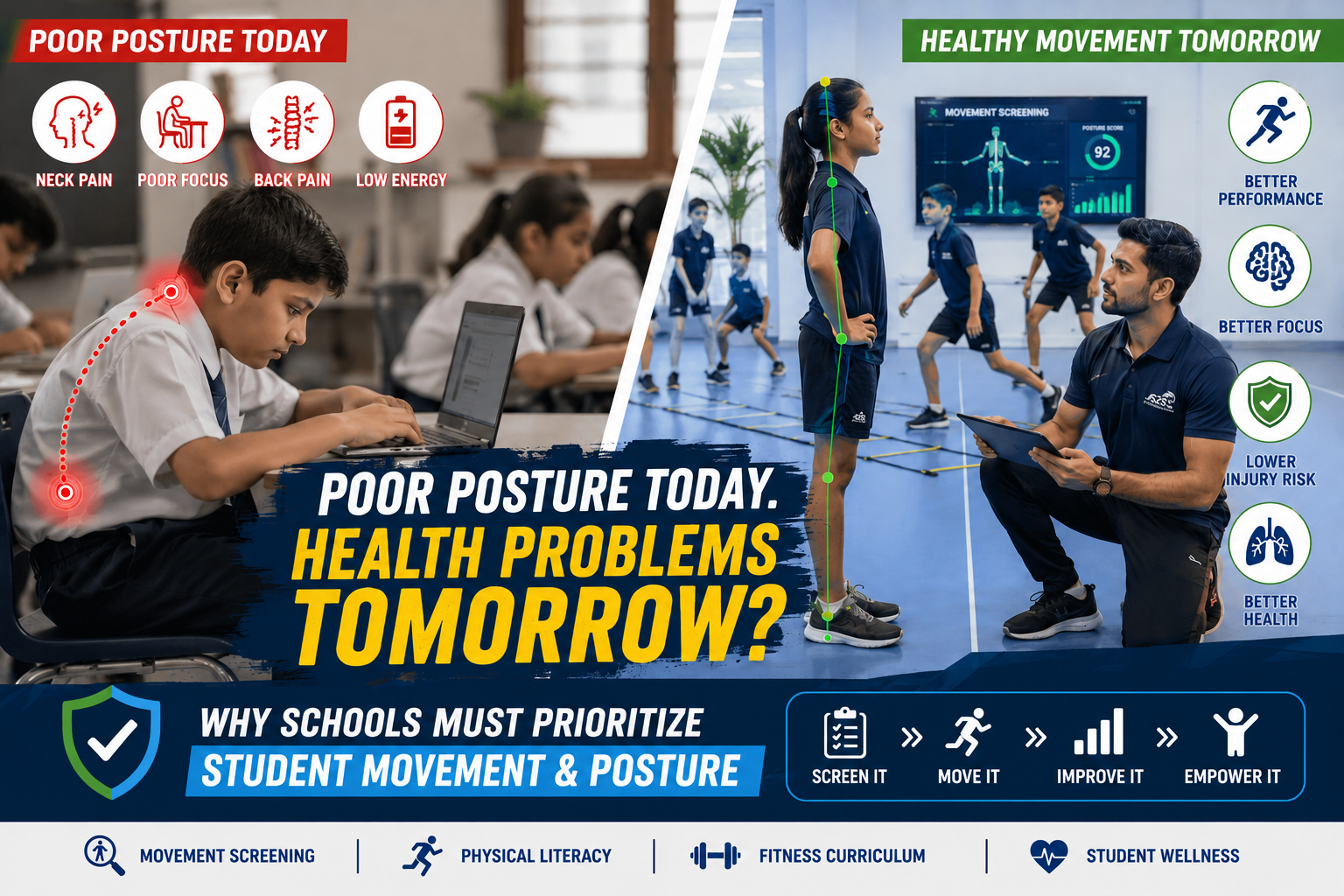 The Hidden Health Consequences of Poor Posture in School Children: Why Schools Must Act Now