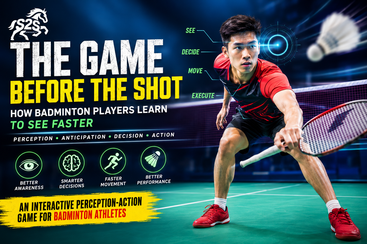 The Game Before the Shot: How Badminton Players Learn to See Faster