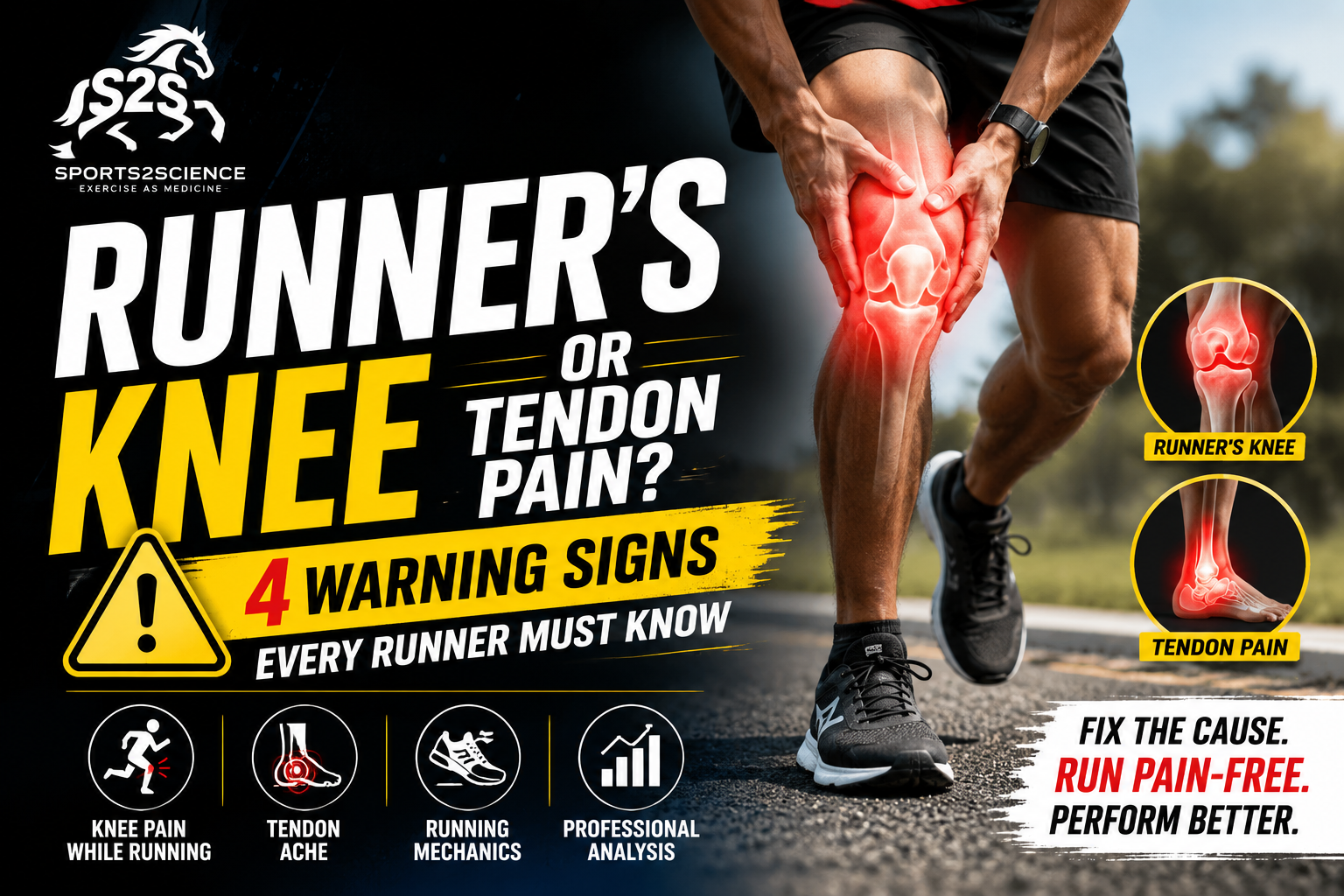 Runner's Knee or Tendon Pain? 4 Warning Signs Every Runner Must Know - Part-2