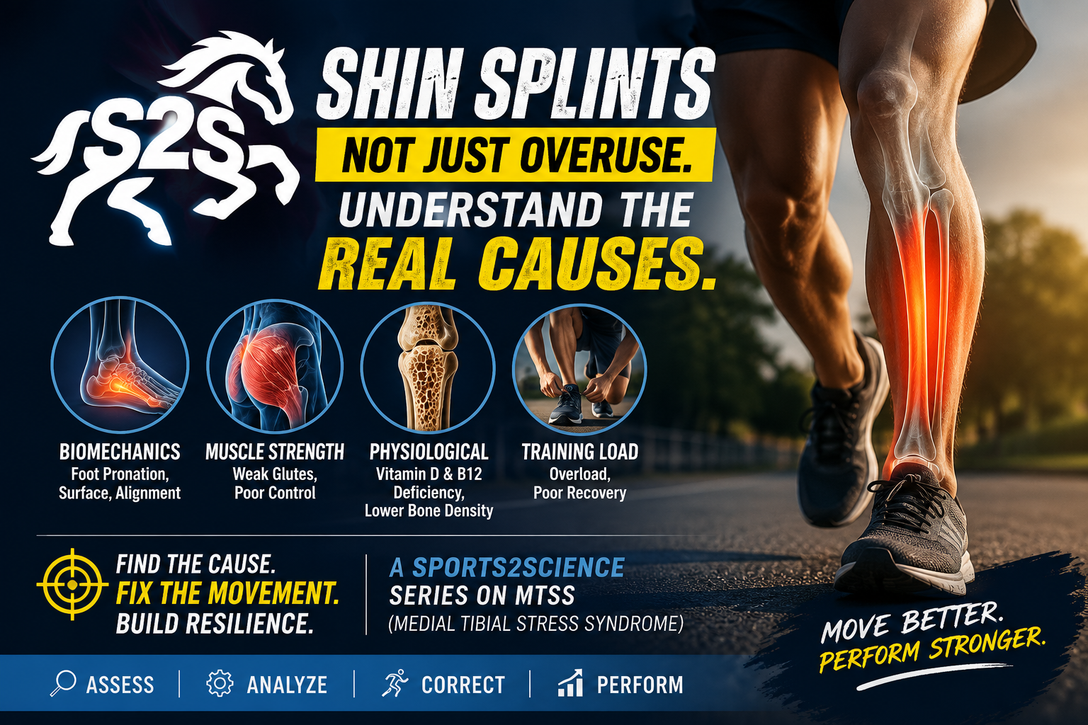 Shin Splints Aren't Just Overuse: The Hidden Biomechanics Behind Medial Tibial Stress Syndrome (MTSS)