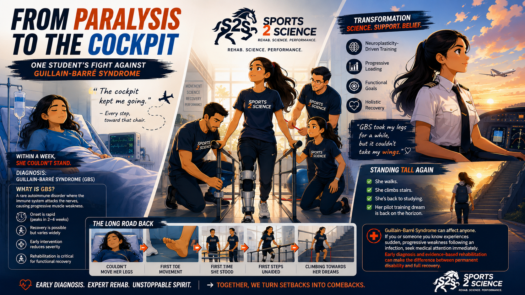 From Paralysis to the Cockpit: One Student's Fight Against Guillain-Barré Syndrome