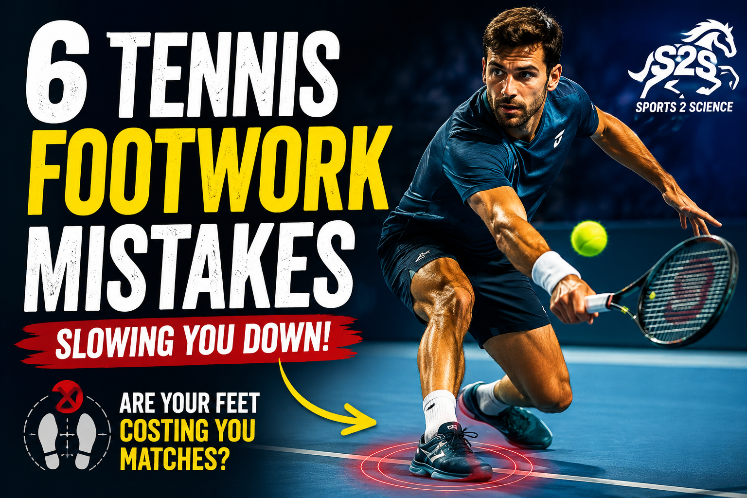 The Tennis Footwork Mistakes That Are Slowing You Down (And How Elite Players Move Faster Without Running Harder)