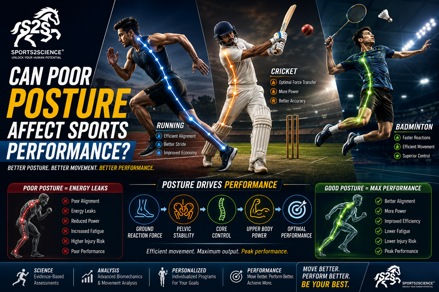 Can Poor Posture Affect Sports Performance?